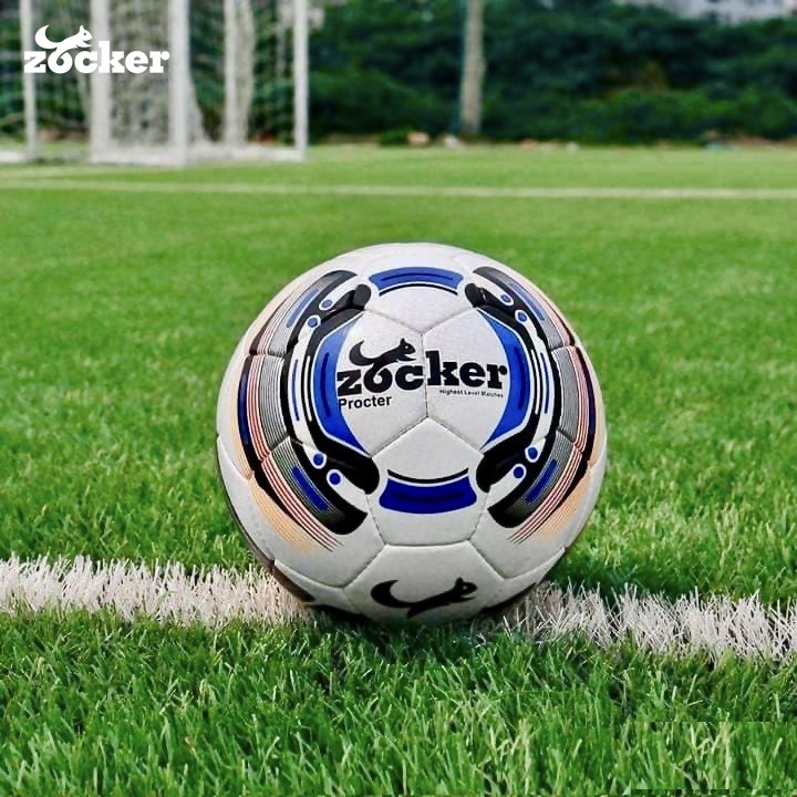 Quả Bóng Đá Size 4 Zocker Procter ZK4-P204, Banh Đá Sân Cỏ Nhân Tạo, Tặng Kèm Túi Đựng Giầy Zocker 2 Ngăn