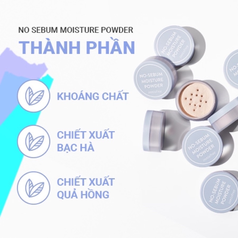 PHẤN PHỦ BỘT INNISFREE NO SEBUM MOISTURE POWDER