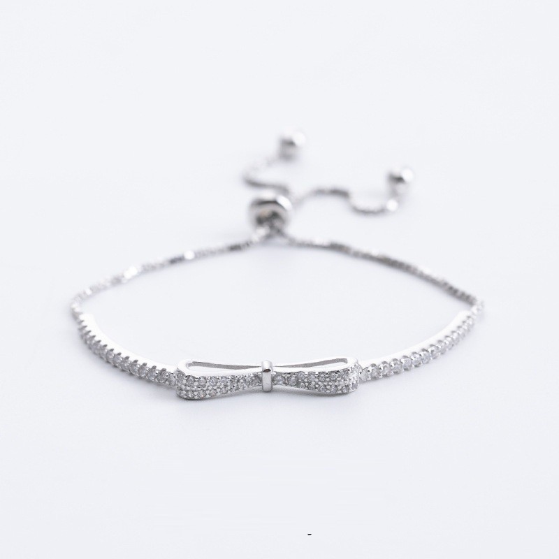 Lắc Tay Nữ Bạc Hình Nơ Điệu Đà L2552 - Bảo Ngọc Jewelry
