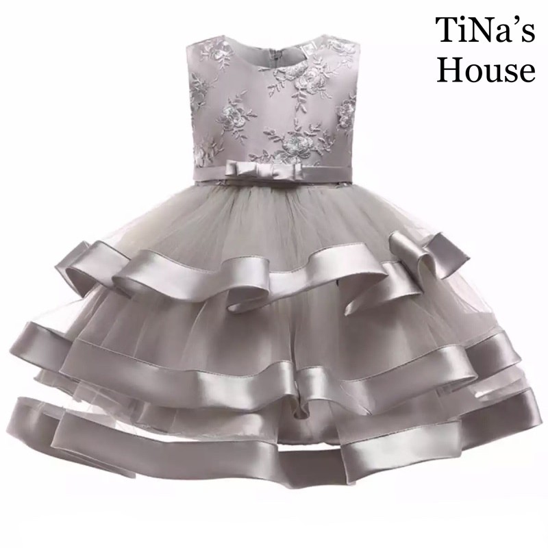 Đầm Công Chúa Cao Cấp Chân Váy 03 Tầng TiNa’s House... Cho Bé Từ 03-10Tuổi (Hàng 05,06 Lớp).