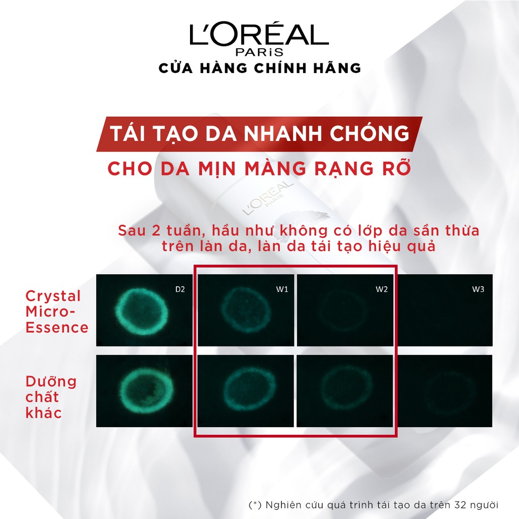 Dưỡng chất căng mướt da L'Oreal Paris Crystal Micro Essence 130ml - phiên bản giới hạn | BigBuy360 - bigbuy360.vn
