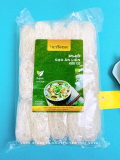 Phở gạo ăn liền hữu cơ Vietsuisse (Gói 15 vắt x 60g)