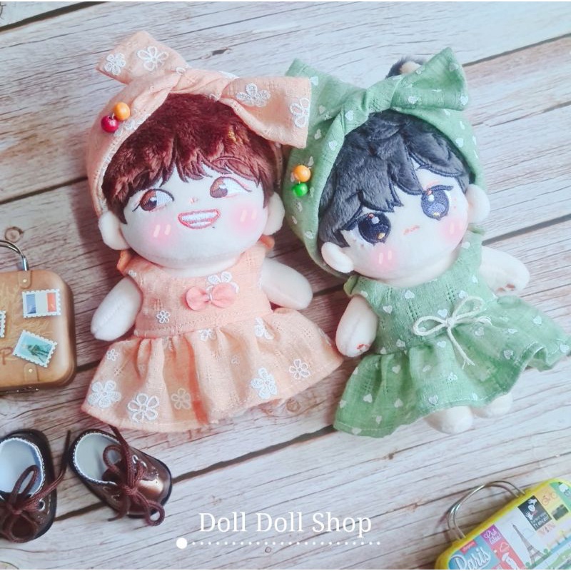 Outfit cho búp bê doll 20cm,15cm