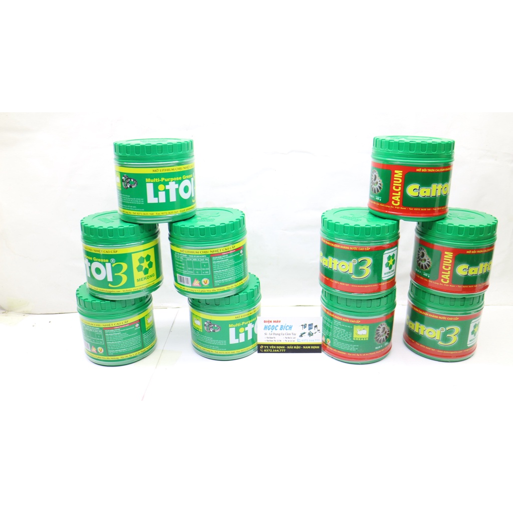 Mỡ bò chịu nhiệt Litol 400G - chịu nước Catol