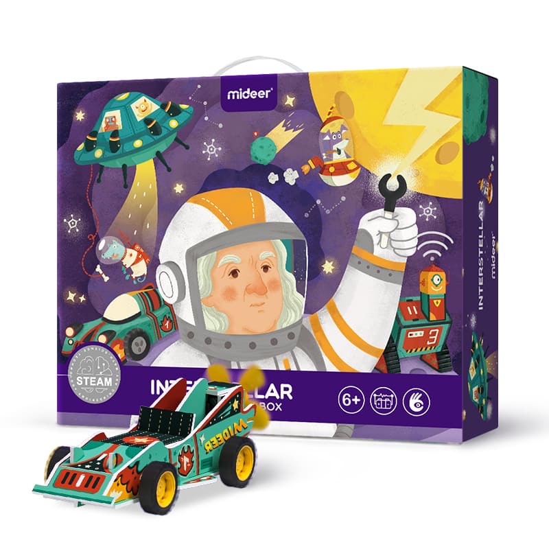 Đồ Chơi Khoa Học STEM Lắp Ráp Mô Hình Vũ Trụ - Mideer STEAM Hands-on Box