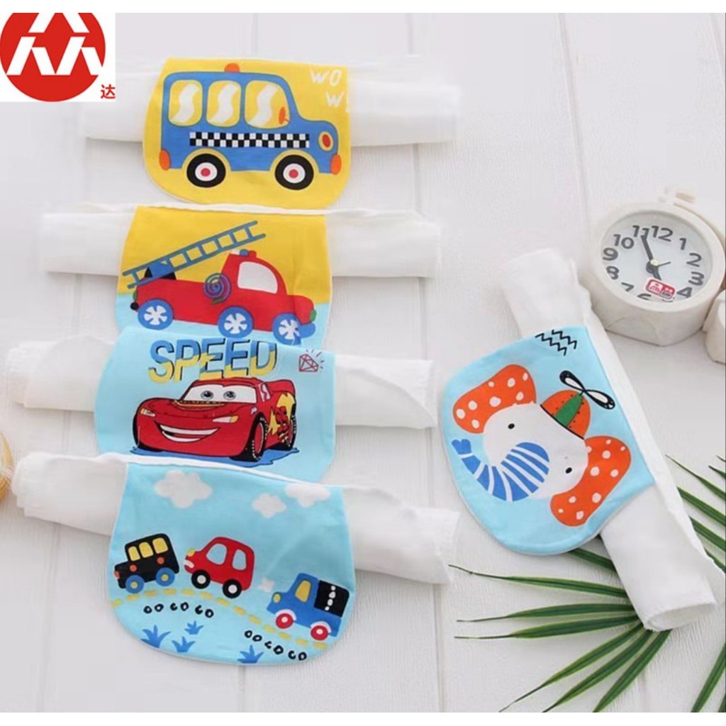 Combo 2 Khăn thấm, lót thấm mồ hôi lưng 6 lớp cho bé trai, bé gái từ 0-5 tuổi