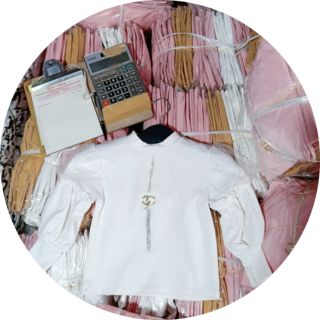 Áo Kiểu Tay Bồng pha Ren