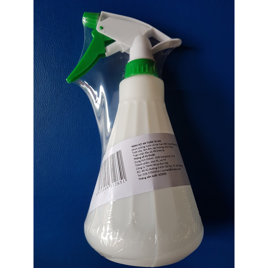 Bình xịt an toàn 0.5L cùa Đức Đạt