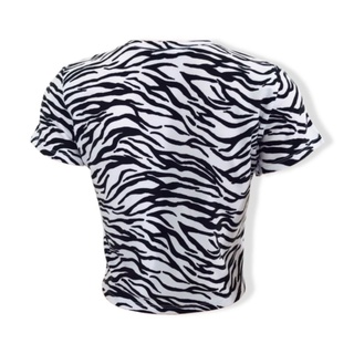 áo thun rằng ri crop top