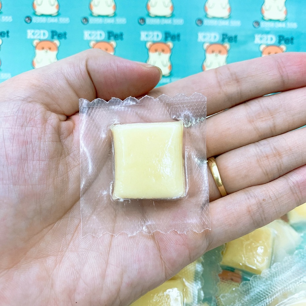 Phô mai mềm, cheese, thơm cho hamster, Guinea Pig (bọ ú, chuột lang), thỏ, sóc bắc mỹ, chinchilla