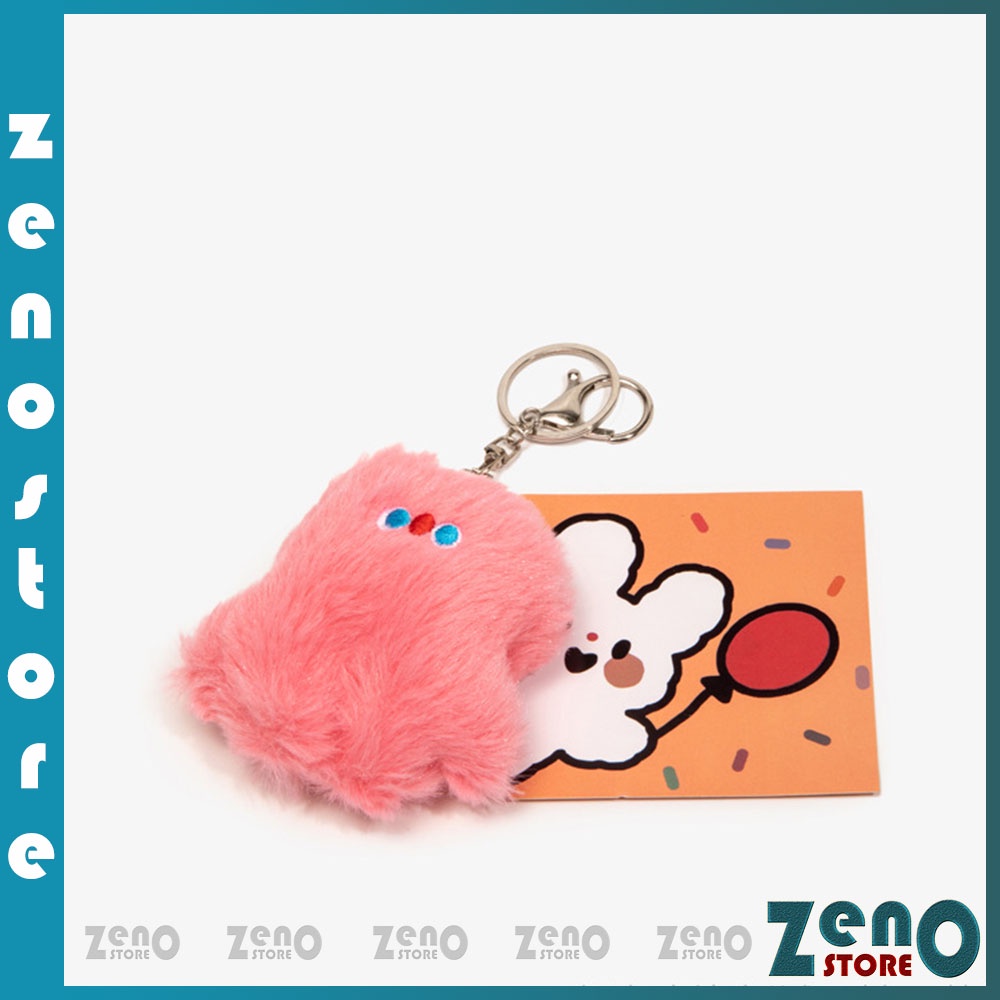 Móc khóa yêu tinh kute nhiều màu, móc treo balo, có khoen tròn và  snap hook