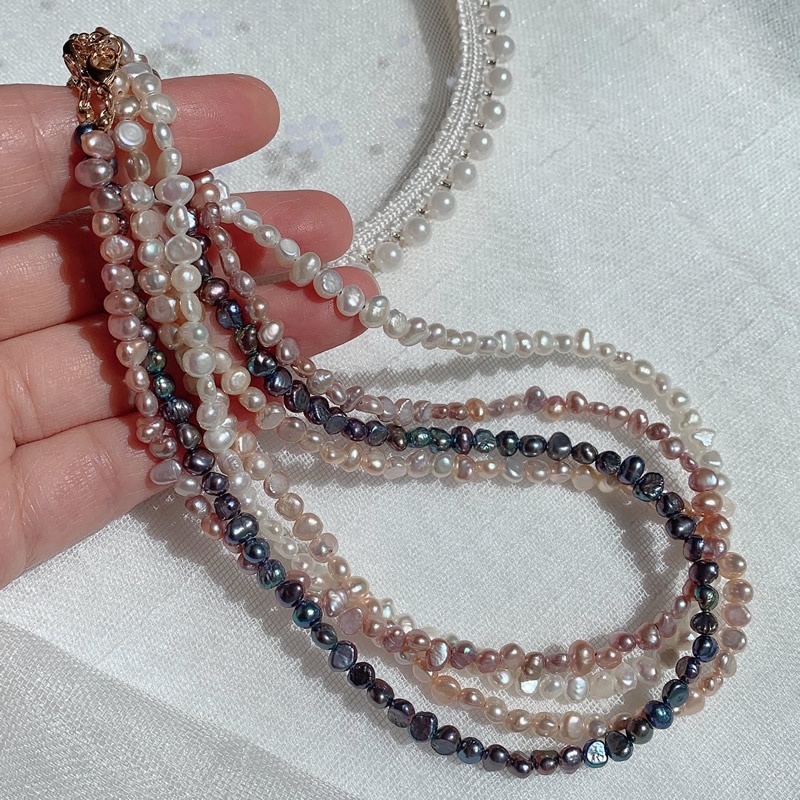 Vòng cổ Choker đính ngọc trai giả thanh lịch cho nữ