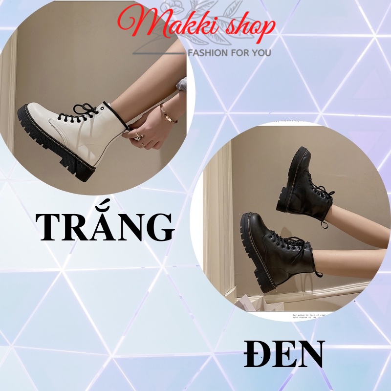 Bốt nữ cổ cao Martin, boot nữ cao cấp thời trang giá rẻ MAKKI SHOP TD415