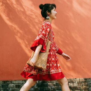 VÁY BOHO VINTAGE _ HÀNG SẴN