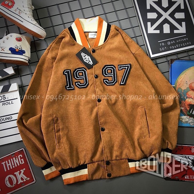 [Ảnh + Video thật] Áo khoác Nhung 1997 style Unisex dành cho cả nam và nữ (4 màu) | BigBuy360 - bigbuy360.vn