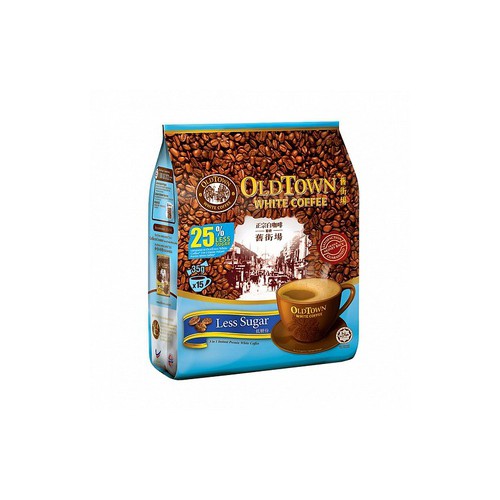 Cà Phê Trắng Oldtown Malaysia White Coffee Cafe Gói Hòa Tan Ít Đường 15 Gói x 40 Gam COCORI