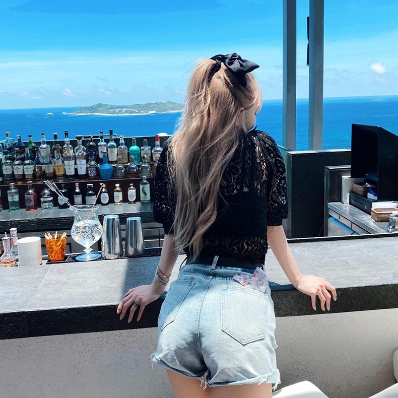 Kẹp tóc hình nơ lớn đơn giản thời trang phong cách Hàn Quốc cho nữ giới