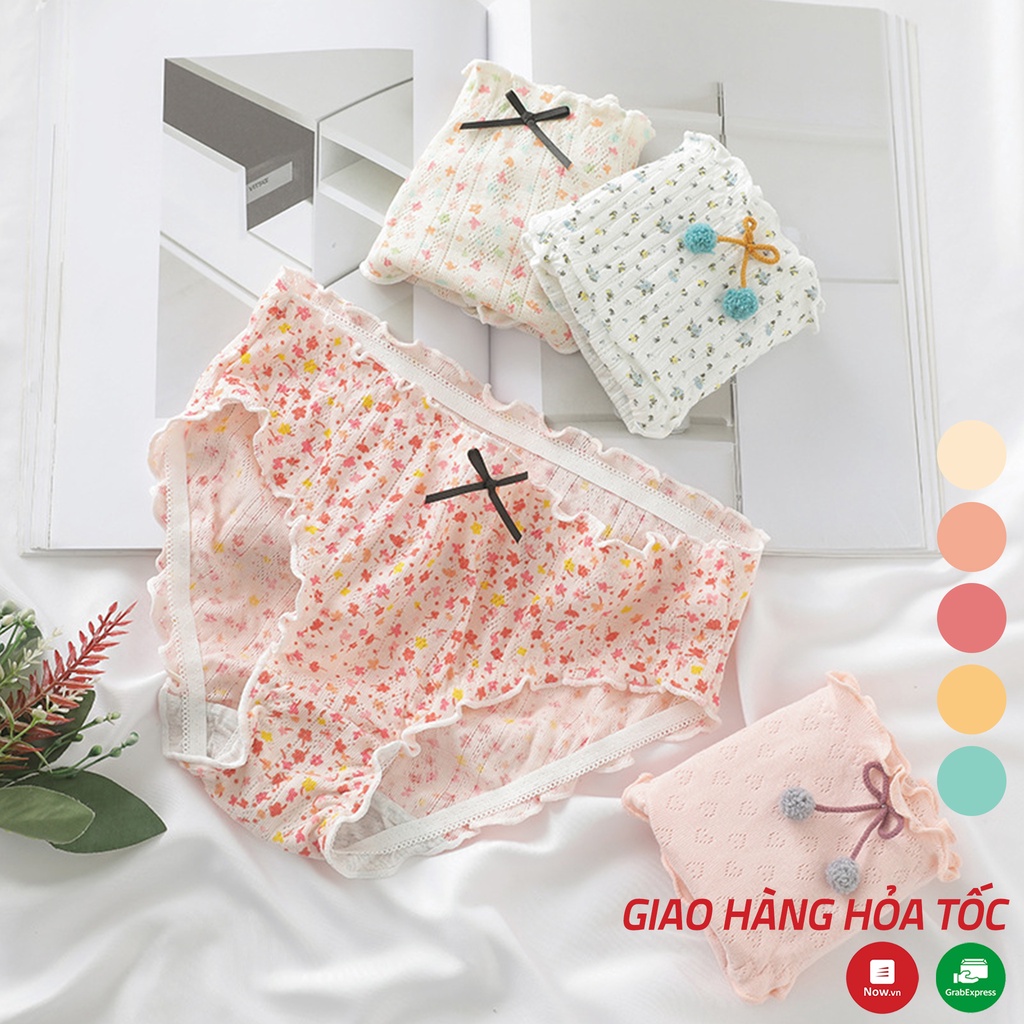 Quần lót nữ Cotton mềm mịn cao cấp họa tiết siêu dễ thương - Xuu design QC24