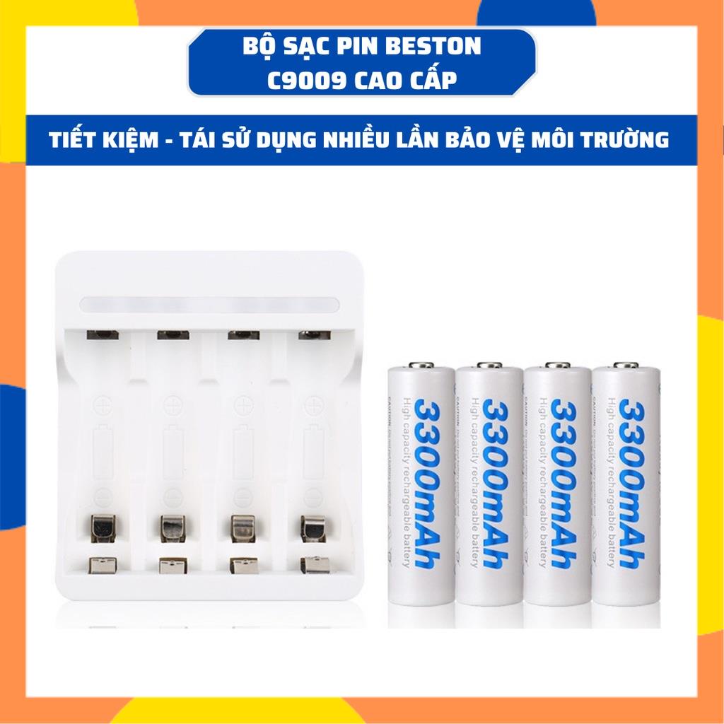 Pin sạc BESTON 1.2V AA AAA, Sạc pin chính hãng BESTON