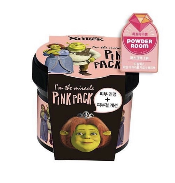 Mặt nạ Đất sét Shrek Pack Mask - Pink Pack - White pact