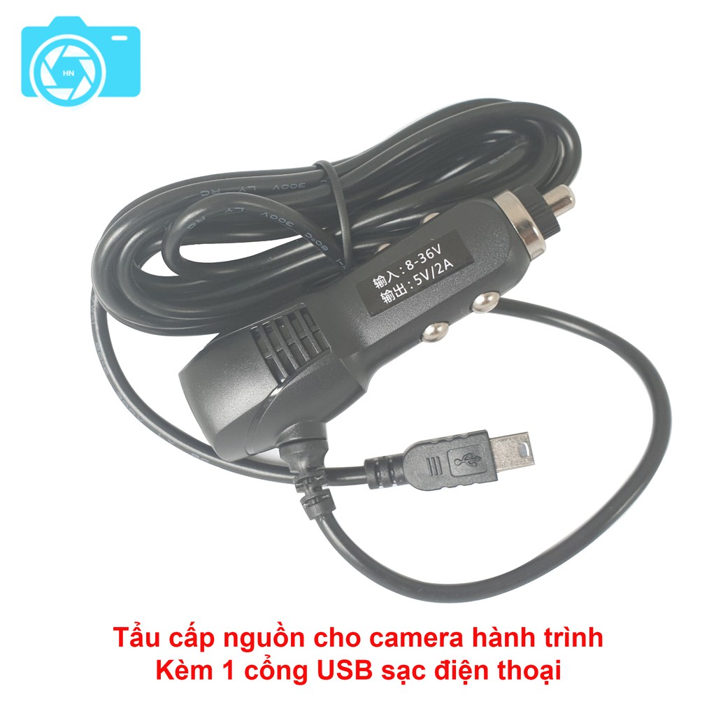 Tẩu cấp nguồn cho camera hàn trình dây 3,4m 1 cổng USB