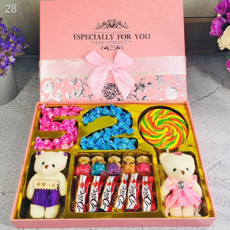 Dove Chocolate Hộp quà kẹo mút quá khổ cho bạn gái và trai món sinh nhật sáng tạo ngày lễ tình nhân 520