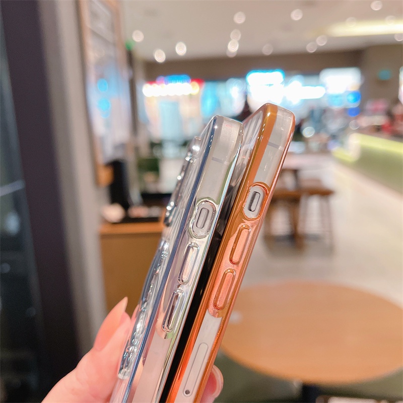 Ốp Điện Thoại Trong Suốt Chống Sốc In Hình Gấu Đính Đá Cho iPhone 13 12 11 Pro MAX XS MAX XR X 7 8 Plus