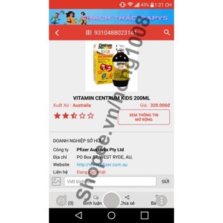 centrum kids incremin dành cho trẻ date 7/2020