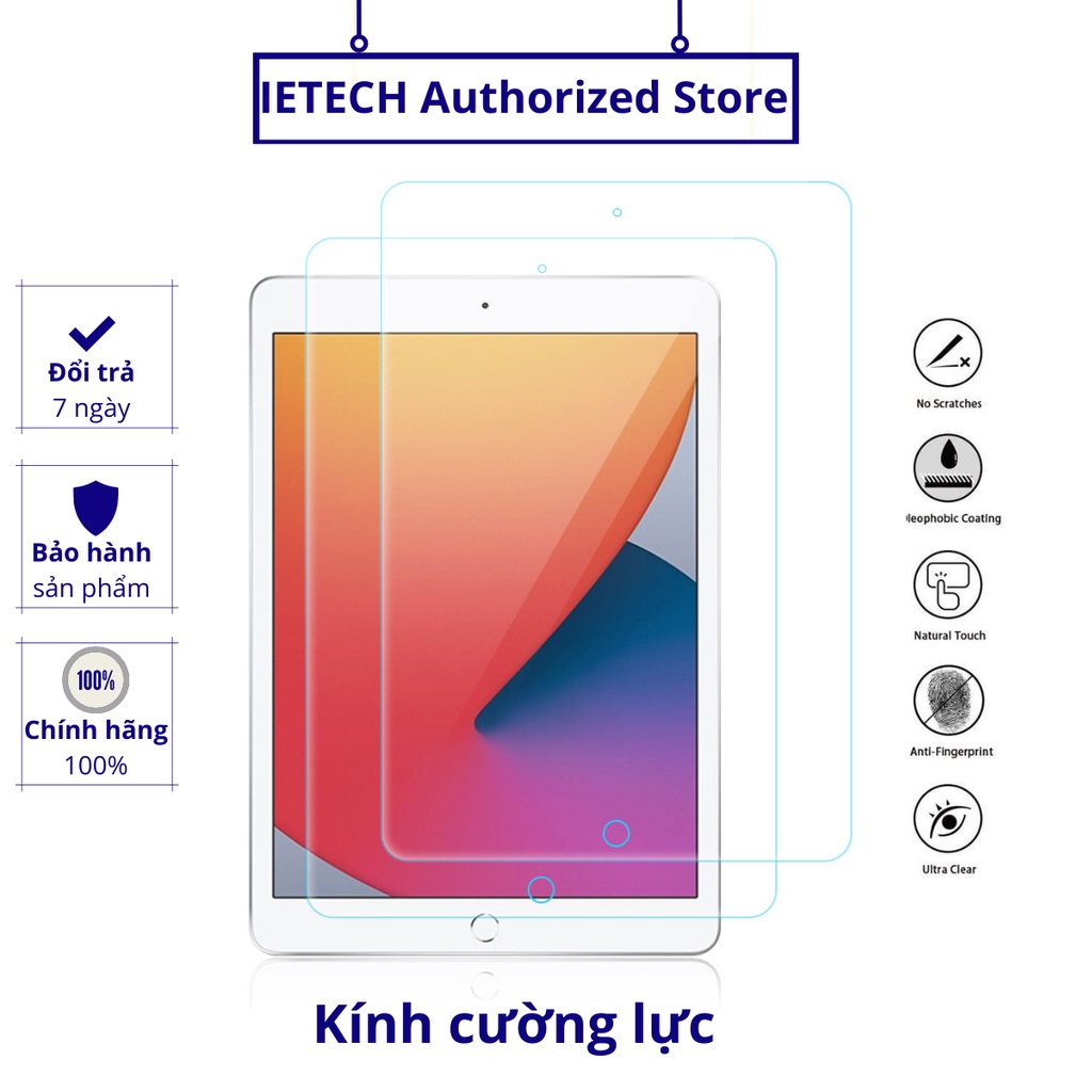 Kính cường lực PKCB chống bám vân siêu mượt, chống chói cho iPad mini 4/5