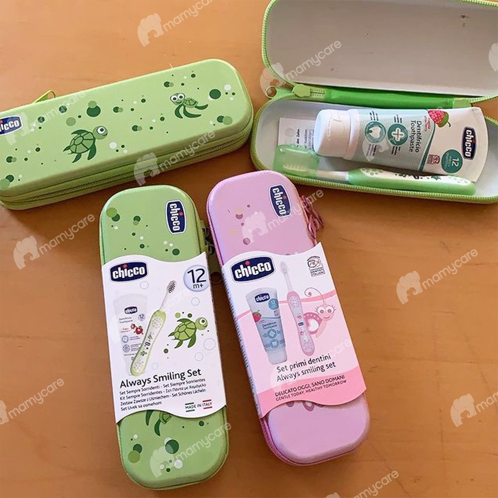 Bàn chải đánh răng cho bé Chicco nhiều họa tiết xinh xắn - MAMYCARE