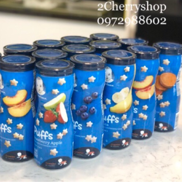 Bánh ăn dặm cho bé Gerber Graduates Puffs