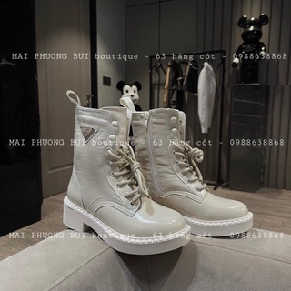 Boot da prada đan dây mai phương bùi
