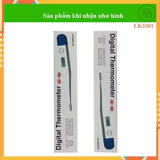 Nhiệt kế điện tử kẹp nách hoặc ngậm miệng-nhiệt kế đo nhiệt độ cơ thể