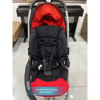 xe đẩy Graco citilite R đen đỏ 2c3tt