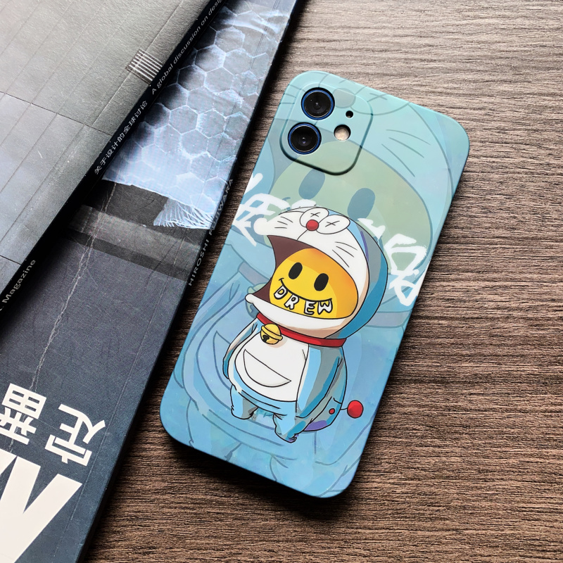 Ốp Lưng Mềm In Hình Doraemon Cho Iphone 12 Pro Max / I7 / I8 Plus / X / Xs / Xr / Xs Max / 11 / 11 Pro / 11 Pro Max / Se2