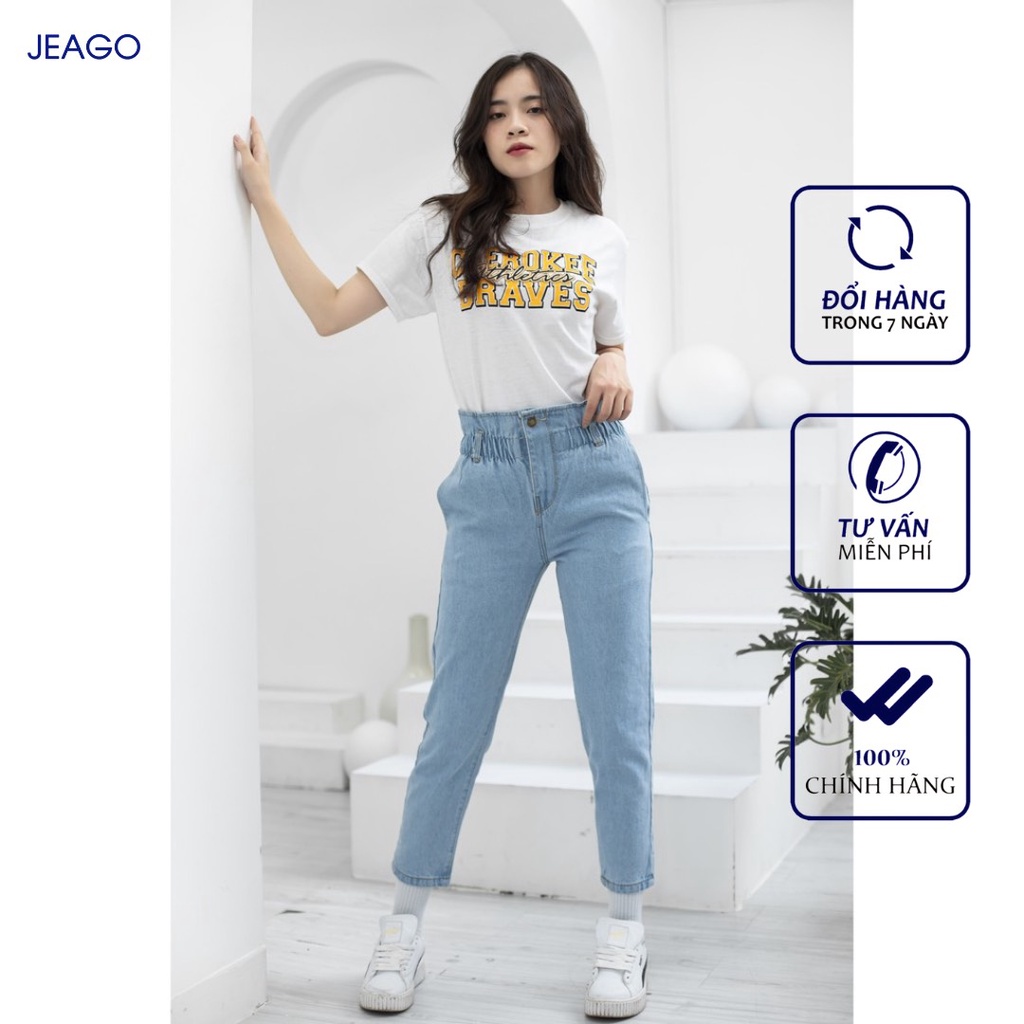 Quần Baggy Lưng Thun Nữ điệu đà JEAGO_M548