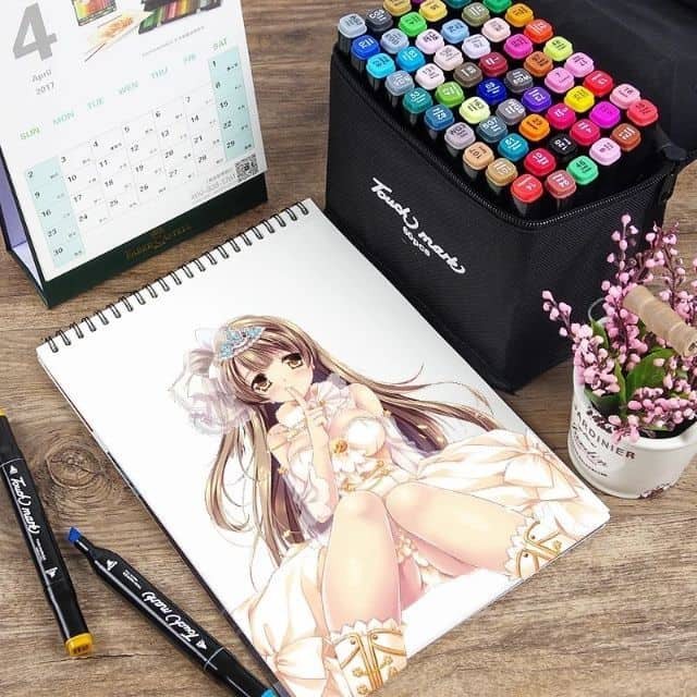 Bút Marker Touch Color Túi Vải 40/60/80 Màu Chuyên Nghiệp