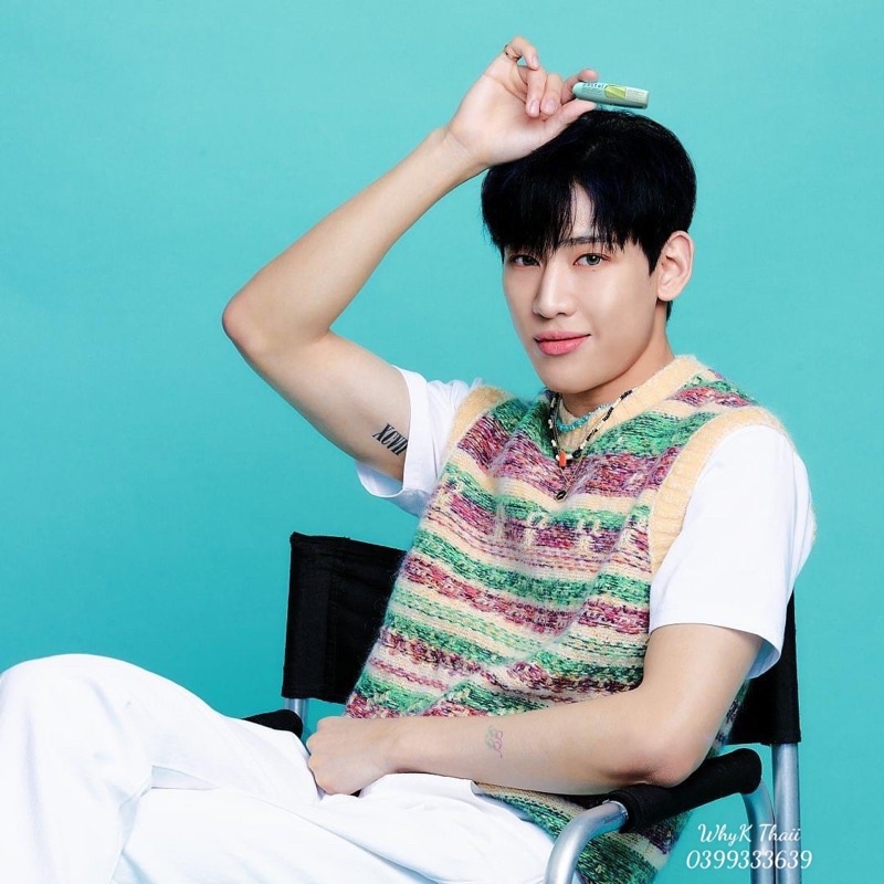 Ống hít mũi BamBam GOT7 Pastel Inhaler phiên bản giới hạn mùi dầu thảo dược cực thơm