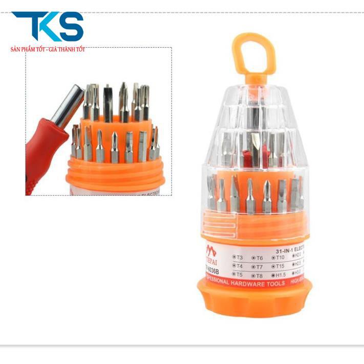 Bộ tô vít 31 món đa năng, tua vít đa dụng vặn mở các loại ốc vít
