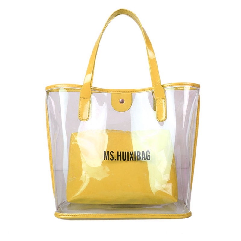 Youyo Túi Tote Đựng Kẹo Nách Thạch Có Khóa Kéo Chống Thấm Nước Hợp Thời Trang Cho Học Sinh / Tập Gym / Thể Thao