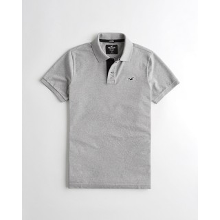 Áo thun nam Hollister HCO-P210 Stretch Polo heather grey