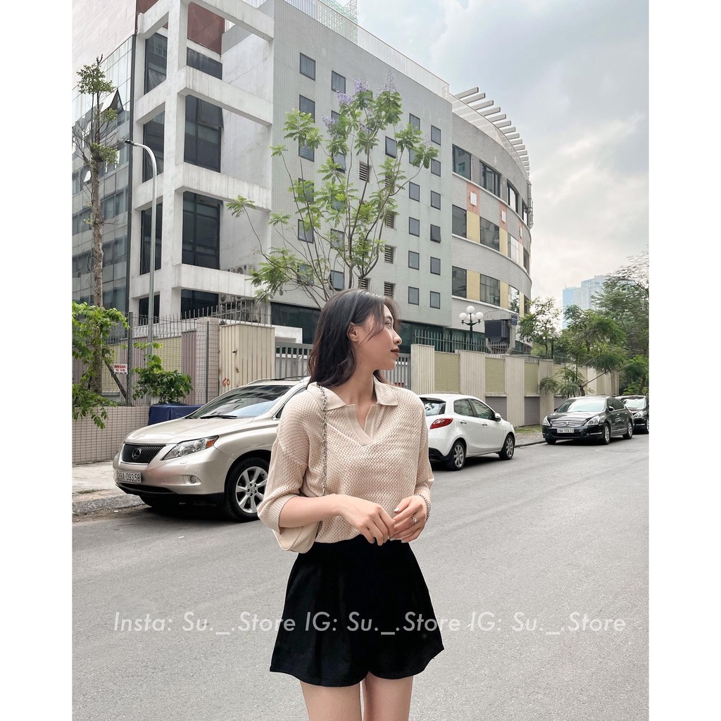 Áo mongtoghi trơn cổ polo không cúc A2284 SUSTORE