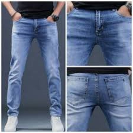 QUẦN JEANS NAM MÀU XANH NHẠT, VẢI DÀY DẶN, CHẮC CHẮN, SIZE 28-36