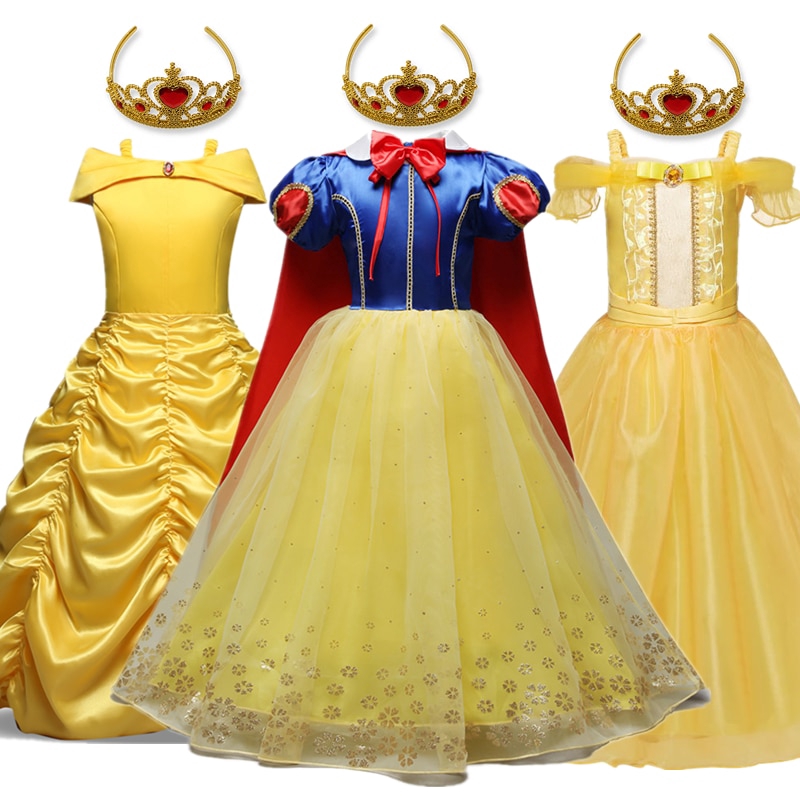 Đầm hóa trang phong cách công chúa Disney đáng yêu cho bé gái