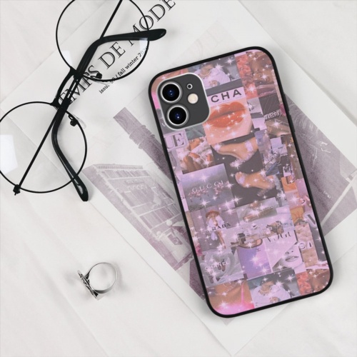 Ốp lưng iphone SAMSUNG hình glazing pink starts  collage art pop art chống sốc cứng  cho các dòng iPhone PAP20210897