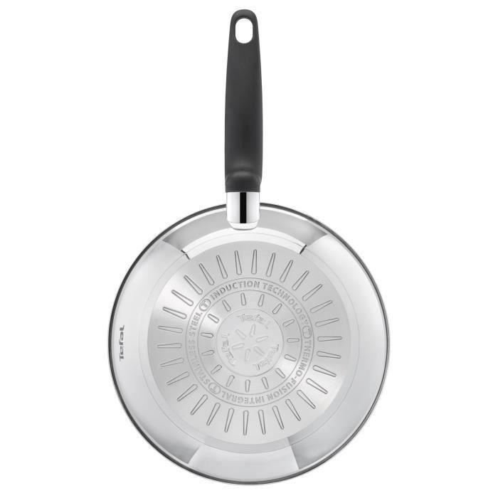 Chảo chiên chống dính inox đế từ đáy cạn 26cm Tefal Primary E3090504 - Hàng chính hãng