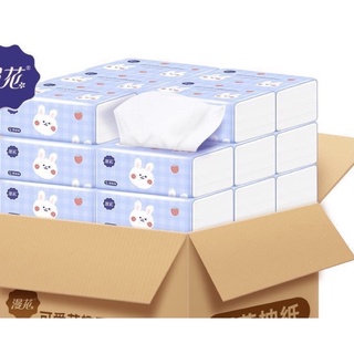 Thùng 40 gói khăn giấy thỏ con dày mịn