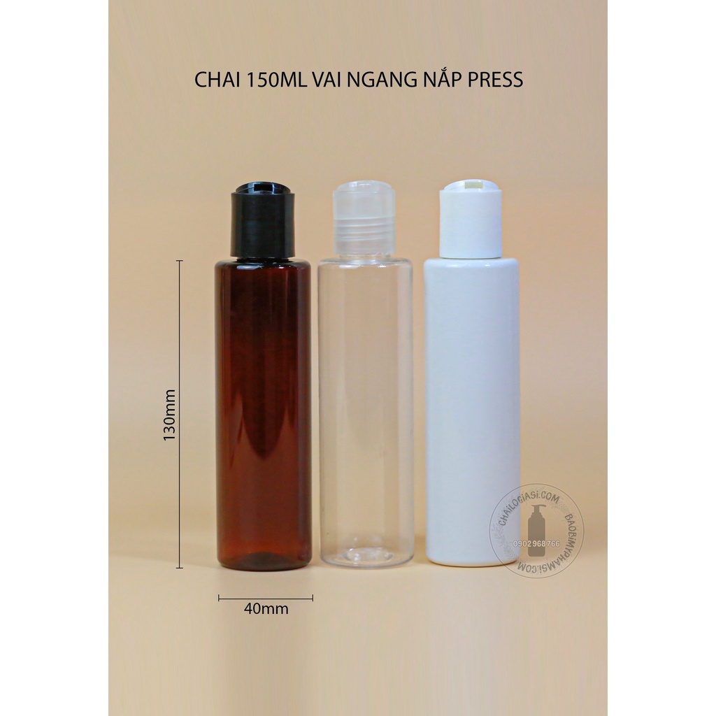 CHAI NHƯA VAI NGANG 150ML