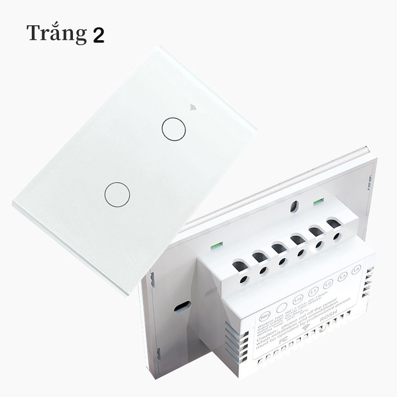 Công tắc thông minh Tuya Smart hoặc Smarlife Công tắc cảm ứng 1 đến 4 nút kết nối Wifi và Bluetooth RF433 1.2.3.4 Nút Ấn