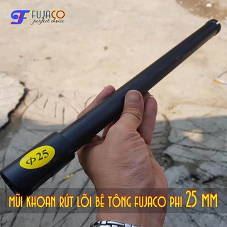 Mũi khoan rút lõi bê tông phi 25 mm - FUJACO